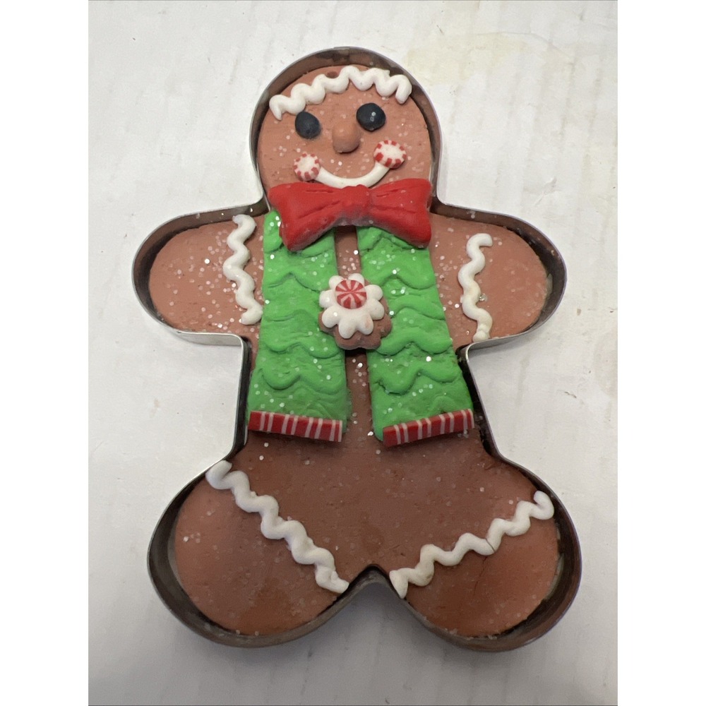 Homemade Gingerbread Boy Christmas Ornament Cookie Cutter